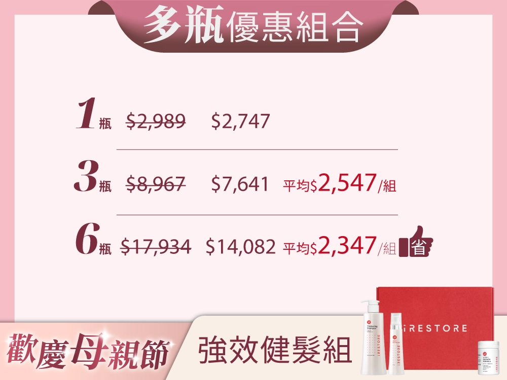 iRESTORE 強效健髮組